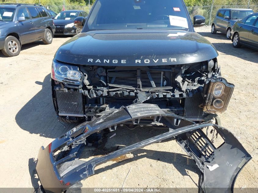 2017 Land Rover Range Rover 5.0L V8 Supercharged VIN: SALGS2FE1HA369746 Lot: 40251681