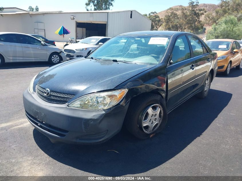 2002 Toyota Camry Le V6 VIN: 4T1BF32K02U018156 Lot: 40251690