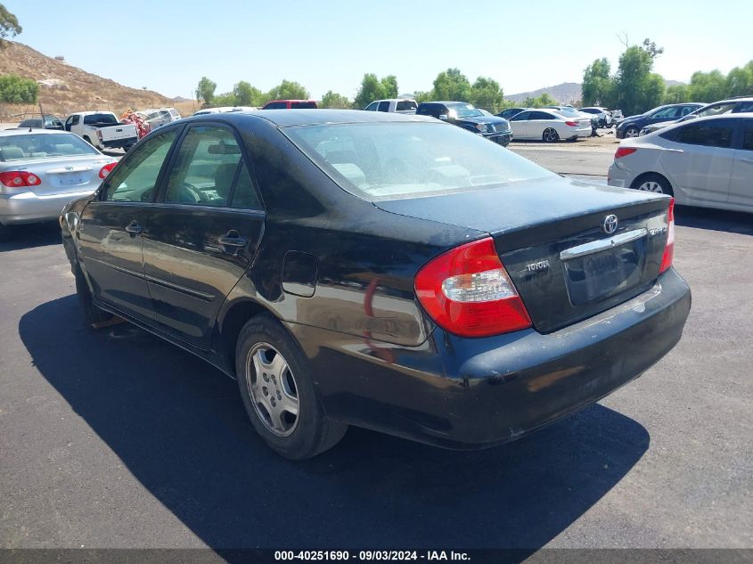 2002 Toyota Camry Le V6 VIN: 4T1BF32K02U018156 Lot: 40251690