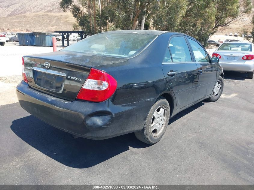 2002 Toyota Camry Le V6 VIN: 4T1BF32K02U018156 Lot: 40251690