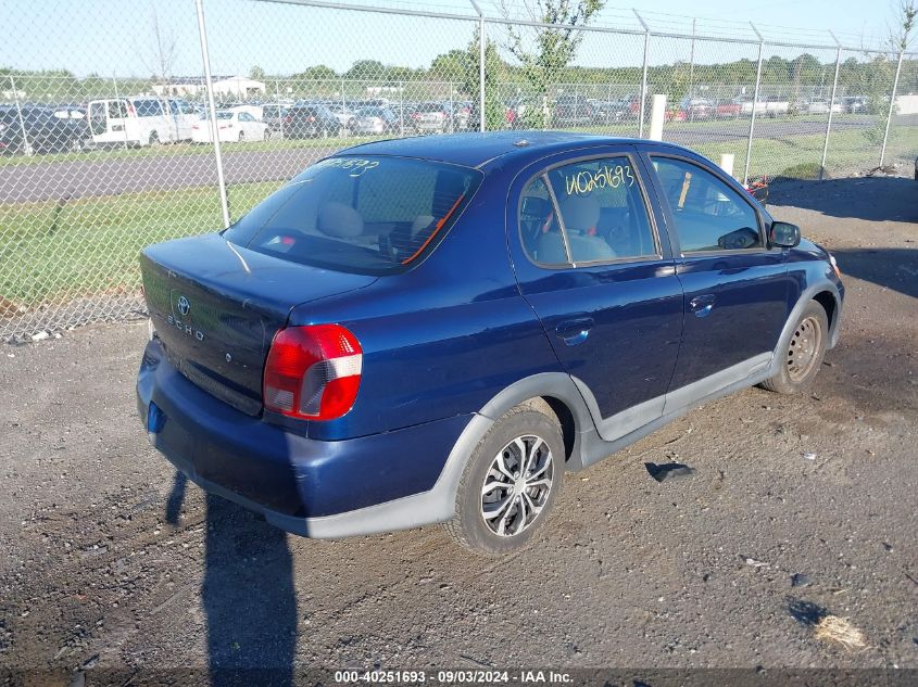 2001 Toyota Echo VIN: JTDBT123910193702 Lot: 40251693