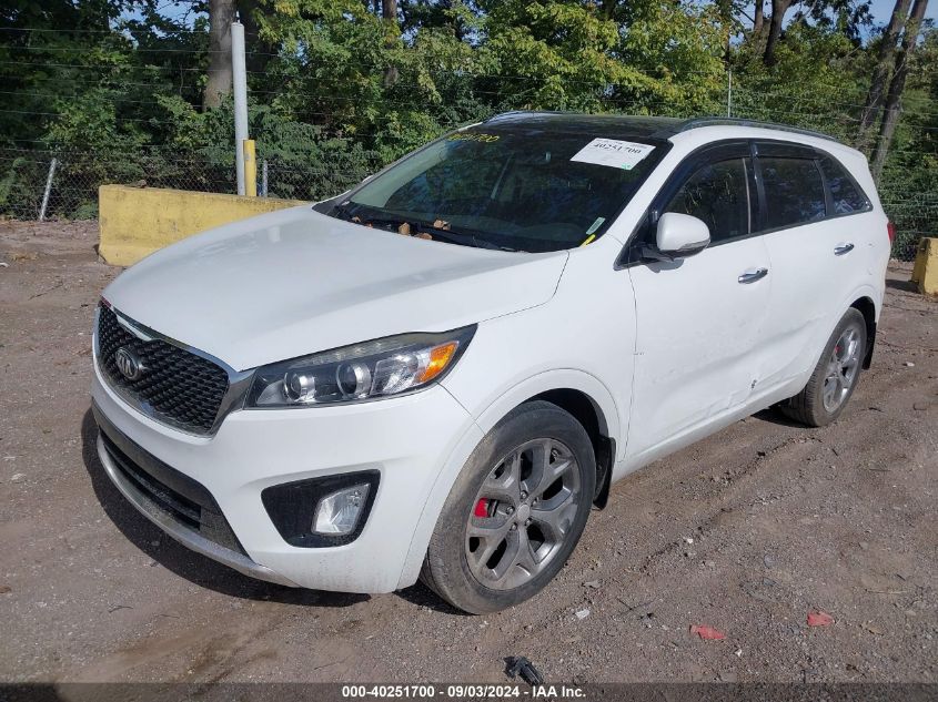 2016 Kia Sorento 3.3L Sx VIN: 5XYPK4A51GG108223 Lot: 40251700