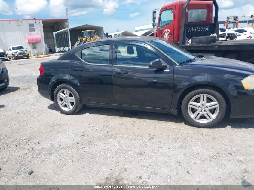 2013 Dodge Avenger Se VIN: 1C3CDZAB3DN514556 Lot: 40251729