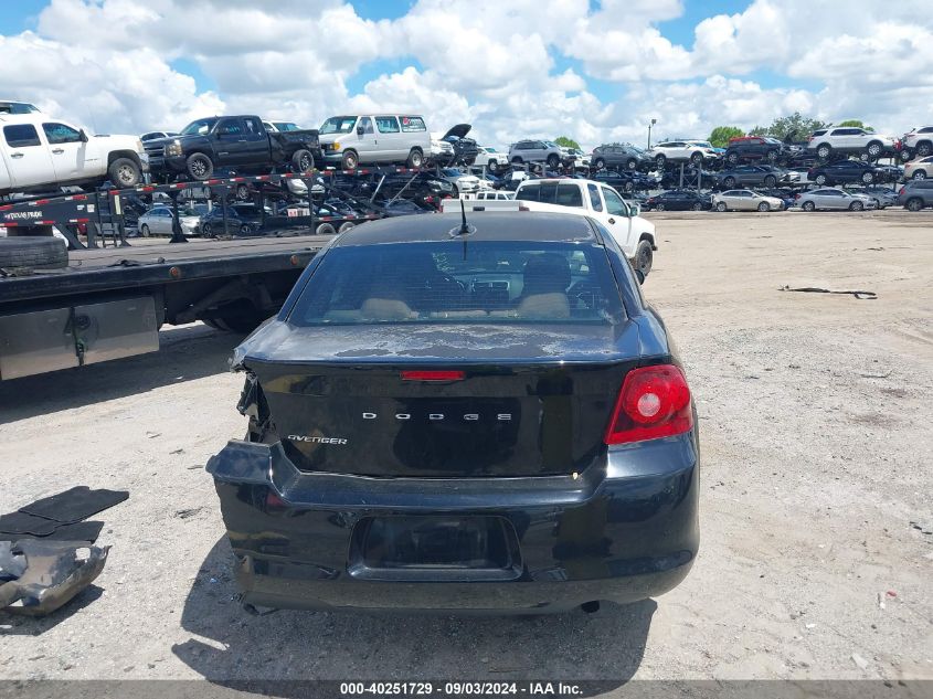 2013 Dodge Avenger Se VIN: 1C3CDZAB3DN514556 Lot: 40251729