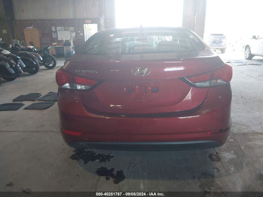 2014 Hyundai Elantra Se/Sport/Limited VIN: 5NPDH4AE6EH469728 Lot: 40251767