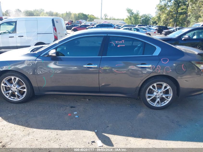 2013 Nissan Maxima 3.5 Sv VIN: 1N4AA5AP9DC827726 Lot: 40251777