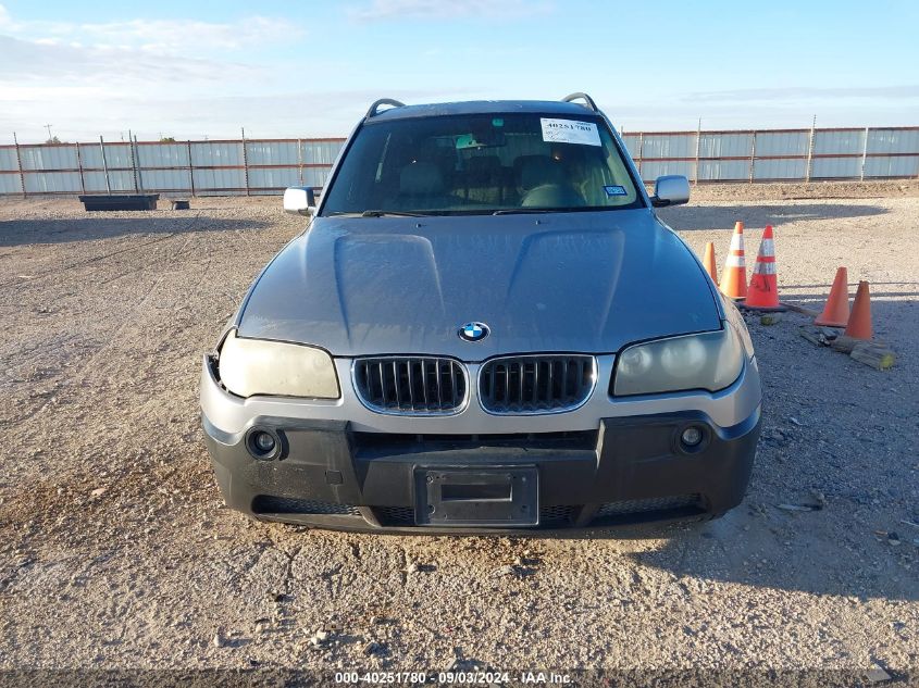 2004 BMW X3 3.0I VIN: WBXPA934X4WC33715 Lot: 40251780