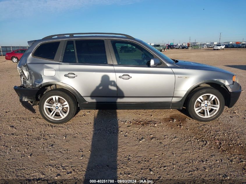 2004 BMW X3 3.0I VIN: WBXPA934X4WC33715 Lot: 40251780