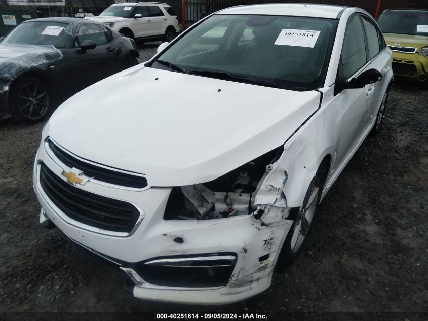 2015 Chevrolet Cruze 2Lt Auto VIN: 1G1PE5SB9F7106354 Lot: 40251814