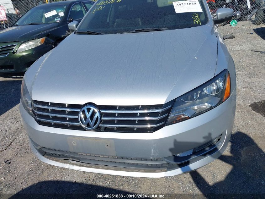 2013 Volkswagen Passat Sel VIN: 1VWCM7A31DC068456 Lot: 40251838