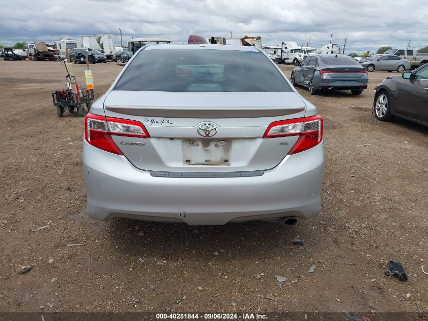 2012 Toyota Camry Se VIN: 4T1BF1FK3CU128473 Lot: 40251844