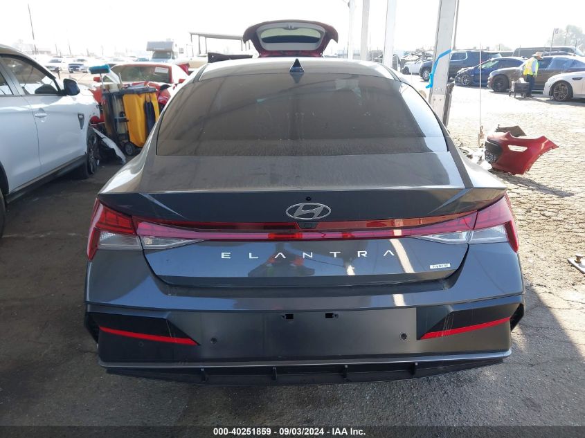 2024 Hyundai Elantra Hybrid Limited VIN: KMHLN4DJ0RU096075 Lot: 40251859