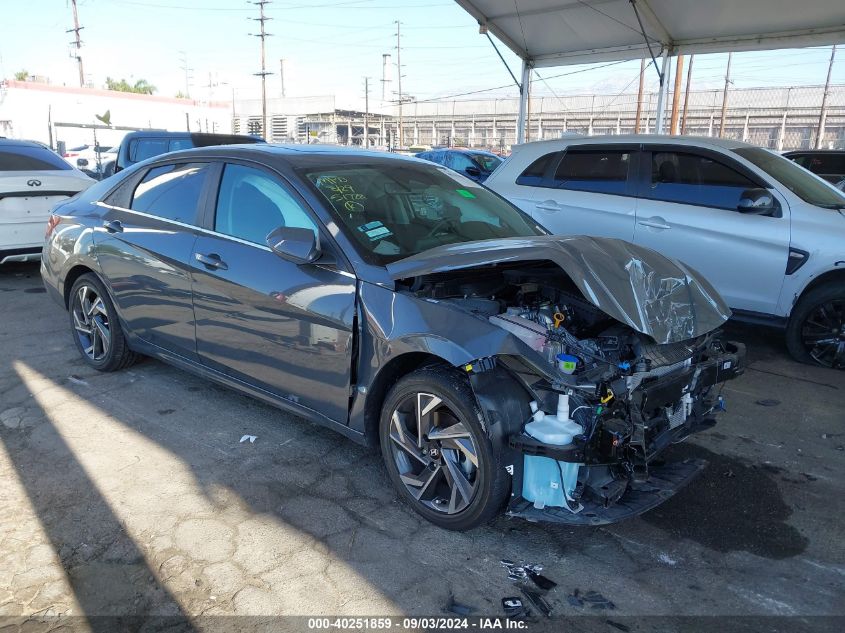 2024 Hyundai Elantra Hybrid Limited VIN: KMHLN4DJ0RU096075 Lot: 40251859