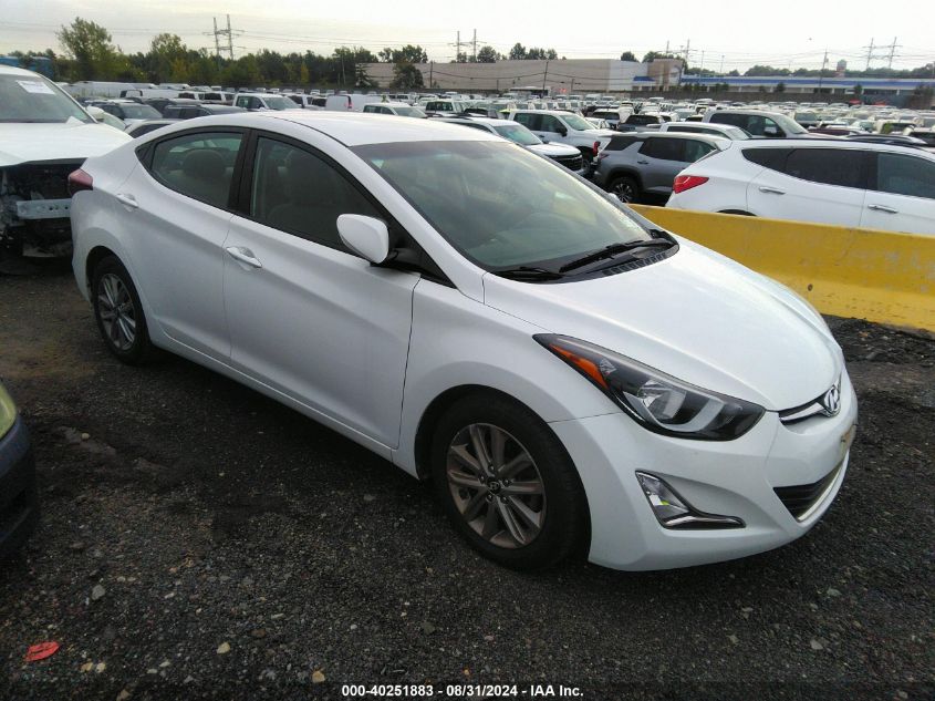 5NPDH4AE0FH636067 2015 HYUNDAI ELANTRA - Image 1