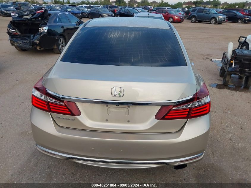 2016 Honda Accord Lx VIN: 1HGCR2F36GA220734 Lot: 40251884