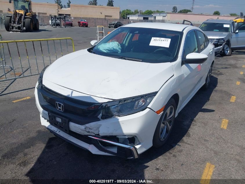 2020 Honda Civic Lx VIN: 2HGFC2F6XLH513119 Lot: 40251977