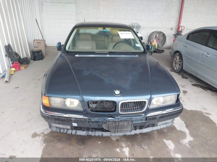 1995 BMW 740 I Automatic VIN: WBAGF6325SDH05367 Lot: 40251978