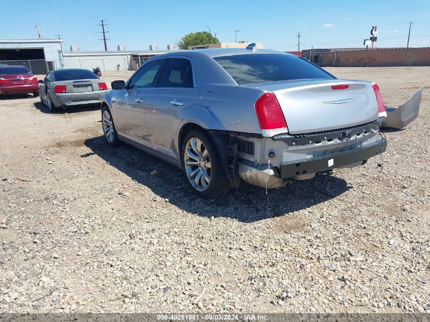 2018 Chrysler 300 Limited VIN: 2C3CCAEG7JH123196 Lot: 40251981