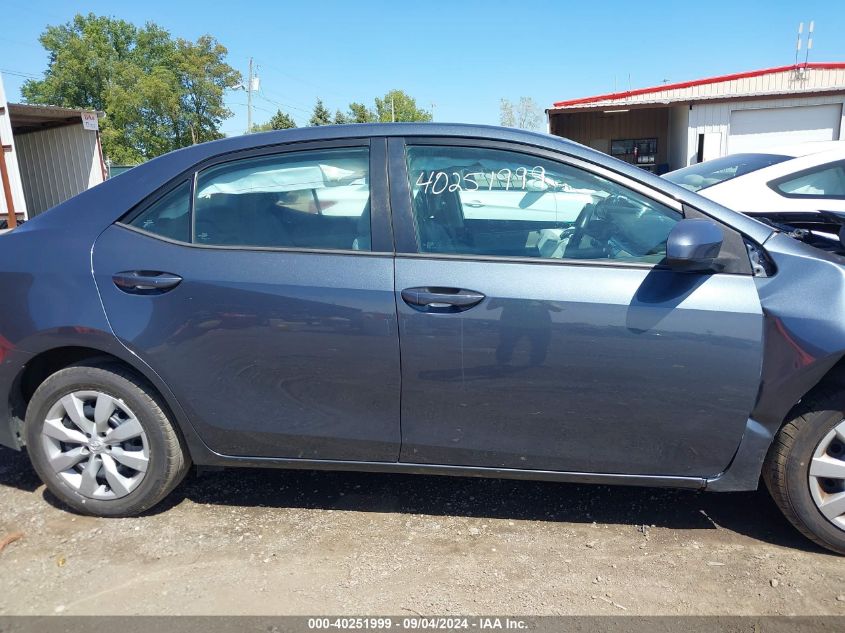 2015 Toyota Corolla Le VIN: 2T1BURHE8FC356440 Lot: 40251999