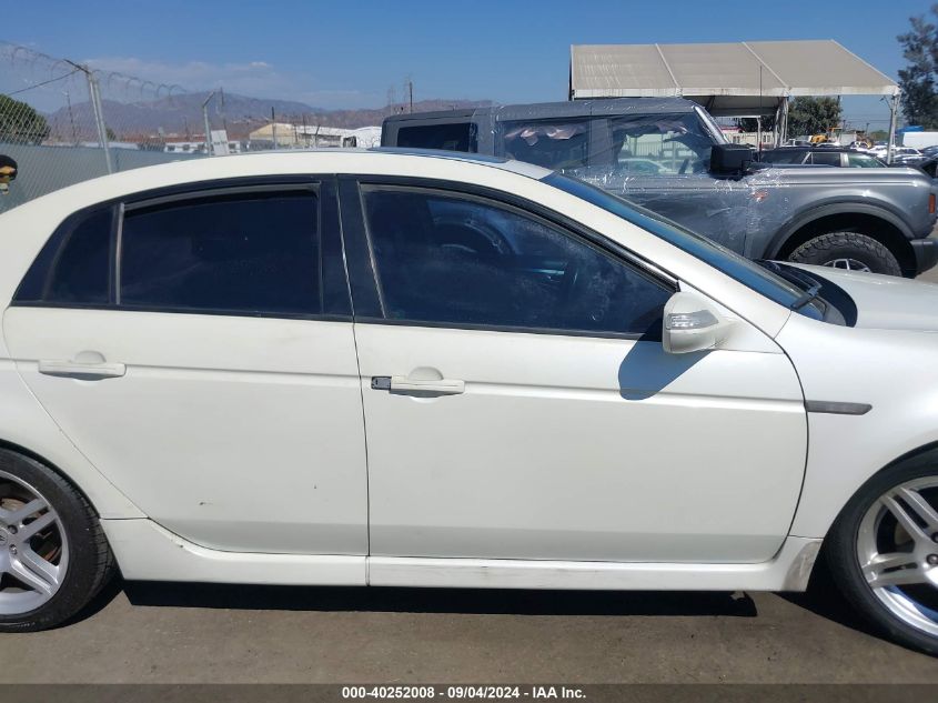 2007 Acura Tl 3.2 VIN: 19UUA66207A017221 Lot: 40252008