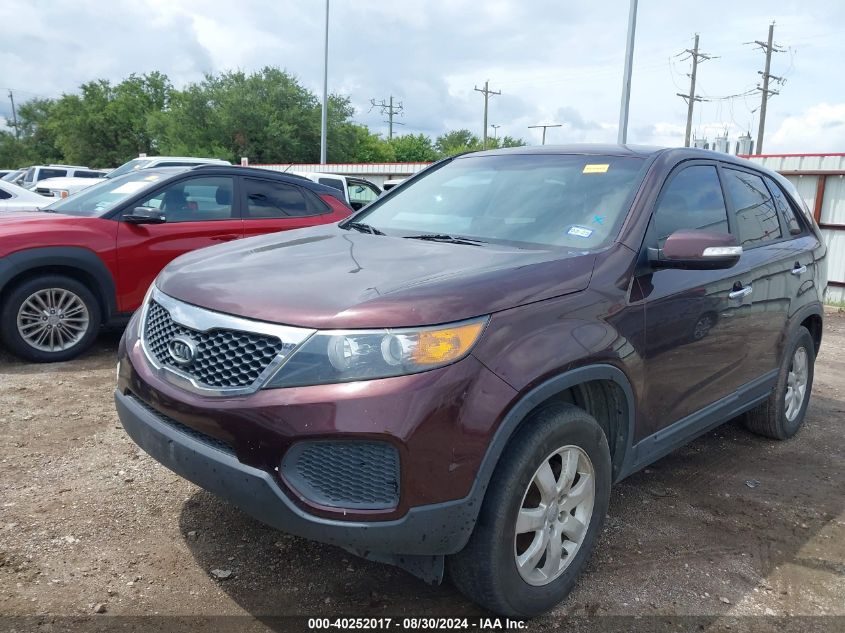 2013 Kia Sorento Lx VIN: 5XYKT4A14DG316693 Lot: 40252017