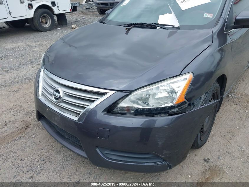 2013 Nissan Sentra S VIN: 3N1AB7AP7DL799015 Lot: 40252019