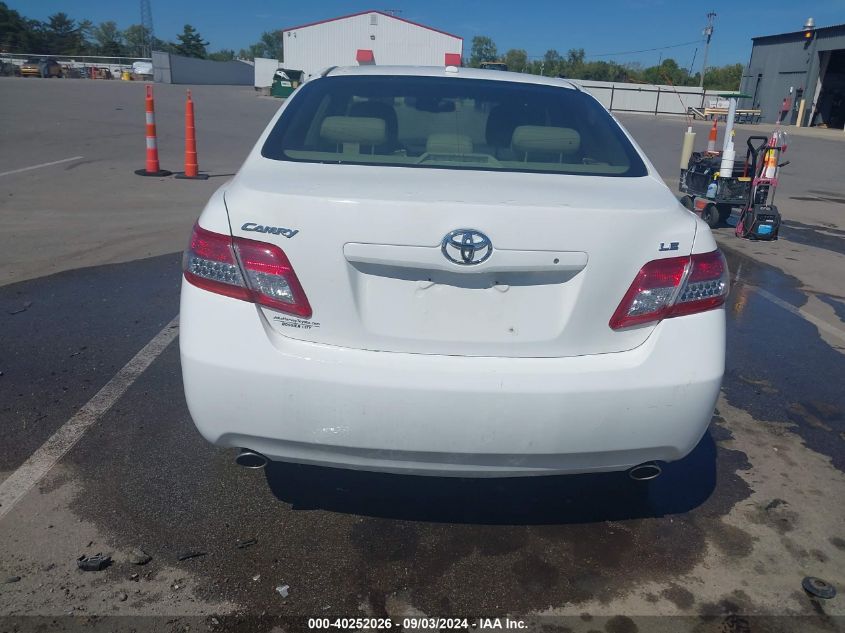 2010 Toyota Camry Le V6 VIN: JTNBK3EK9A3050308 Lot: 40252026