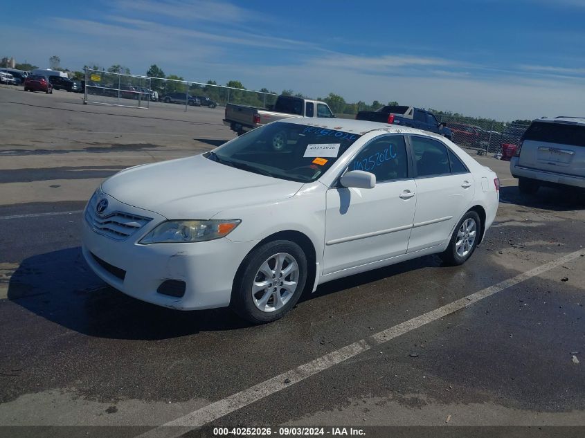 2010 Toyota Camry Le V6 VIN: JTNBK3EK9A3050308 Lot: 40252026