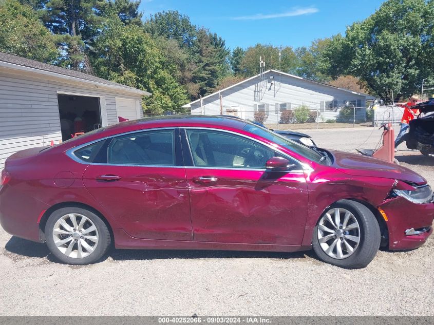 2015 Chrysler 200 C VIN: 1C3CCCCB1FN645470 Lot: 40252066