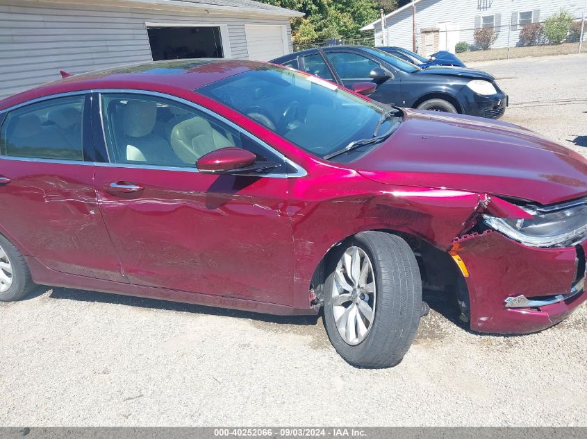 2015 Chrysler 200 C VIN: 1C3CCCCB1FN645470 Lot: 40252066