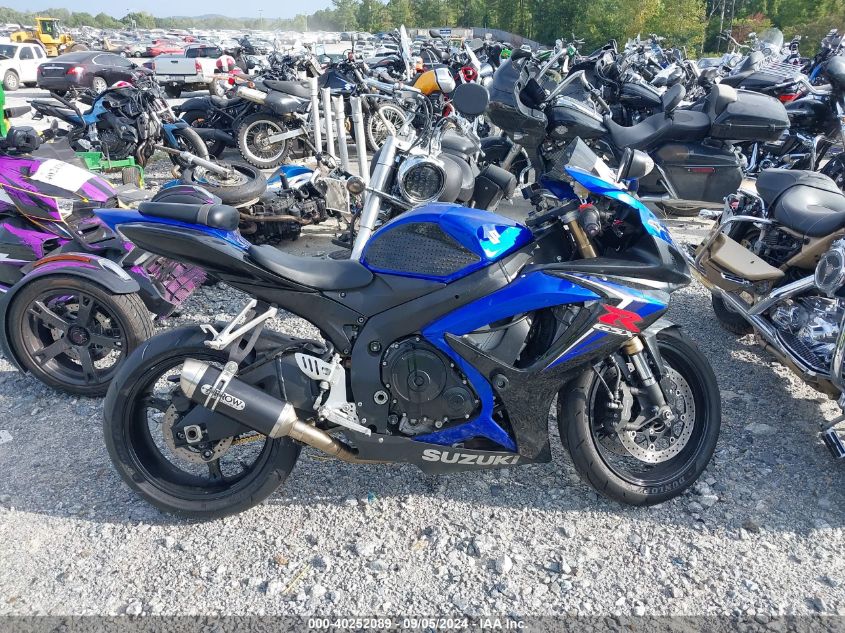 2007 Suzuki Gsx-R600 VIN: JS1GN7DA272124890 Lot: 40252089