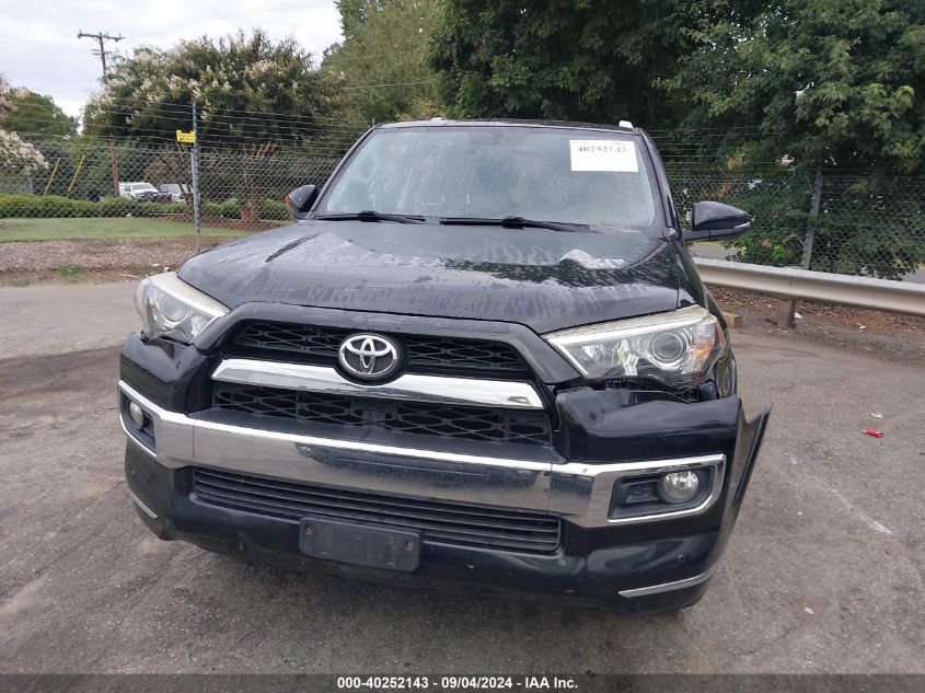 2016 Toyota 4Runner Limited VIN: JTEBU5JR7G5305981 Lot: 40252143