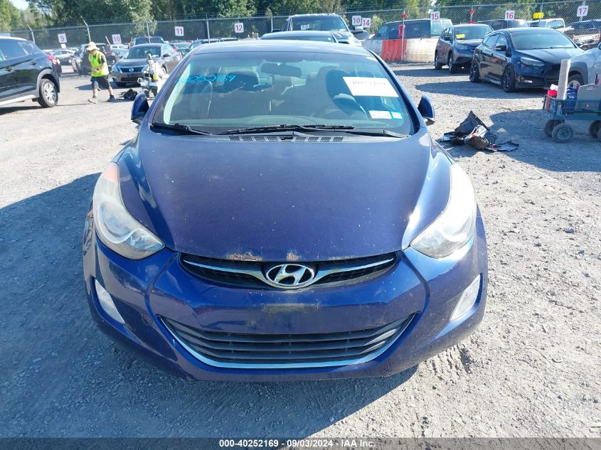 2013 Hyundai Elantra Gls VIN: 5NPDH4AE2DH433176 Lot: 40252169