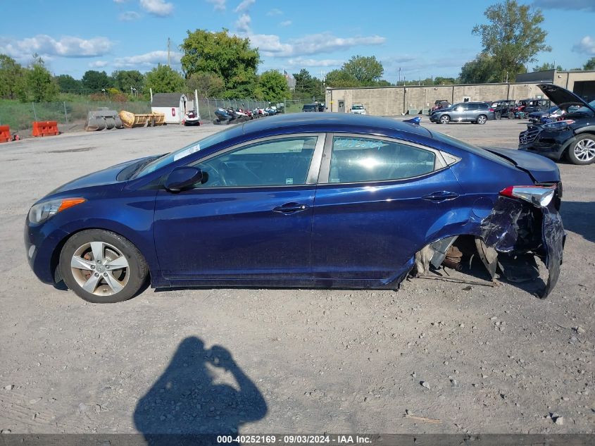 2013 Hyundai Elantra Gls VIN: 5NPDH4AE2DH433176 Lot: 40252169