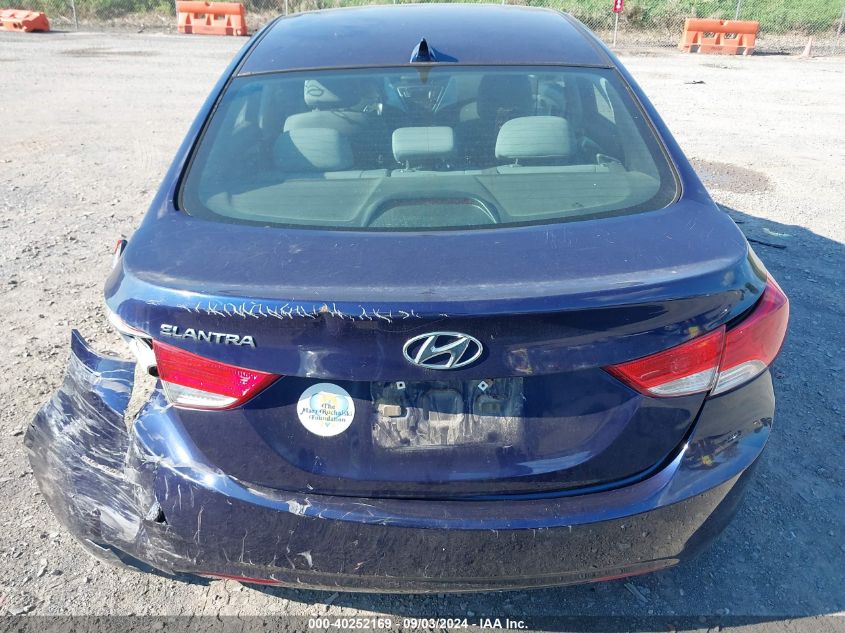 2013 Hyundai Elantra Gls VIN: 5NPDH4AE2DH433176 Lot: 40252169