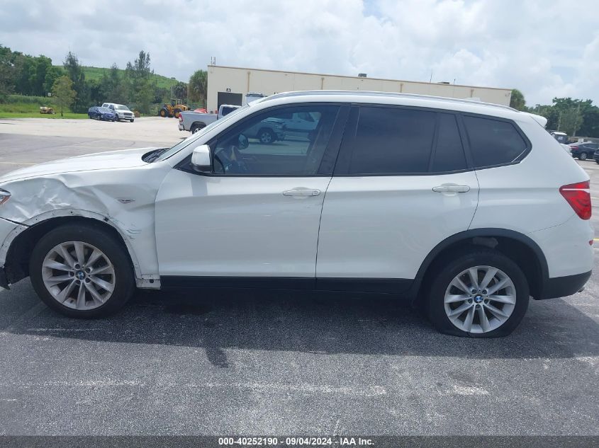 2016 BMW X3 Sdrive28I VIN: 5UXWZ7C52G0R33116 Lot: 40252190