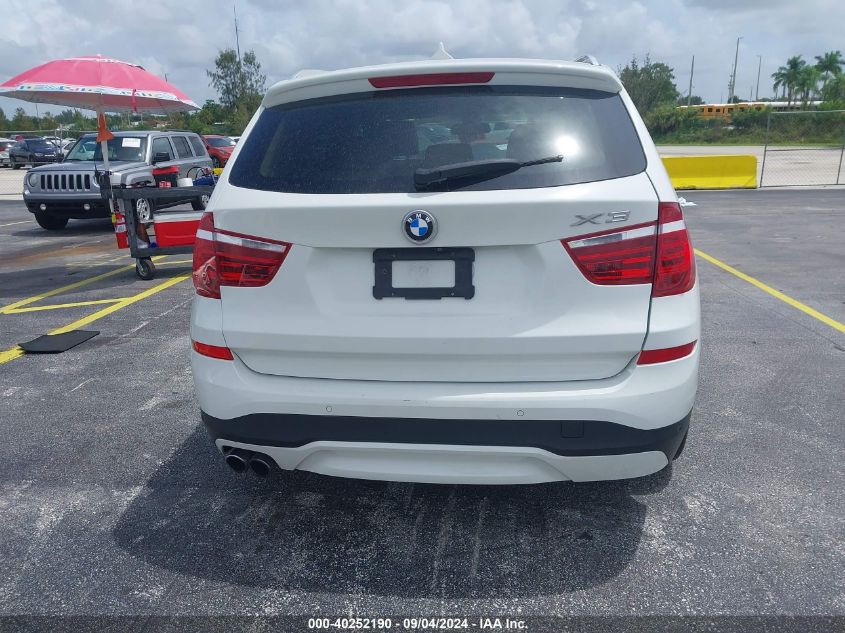 2016 BMW X3 Sdrive28I VIN: 5UXWZ7C52G0R33116 Lot: 40252190