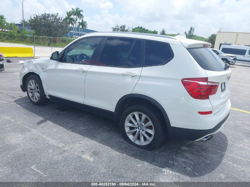 2016 BMW X3 SDRIVE28I - 5UXWZ7C52G0R33116