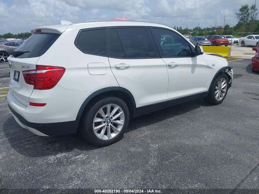 2016 BMW X3 SDRIVE28I - 5UXWZ7C52G0R33116