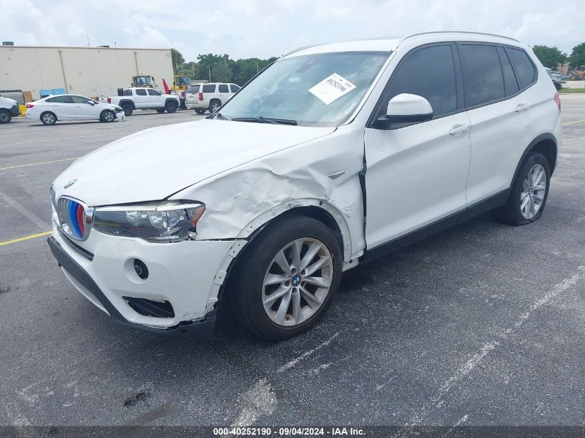 2016 BMW X3 SDRIVE28I - 5UXWZ7C52G0R33116