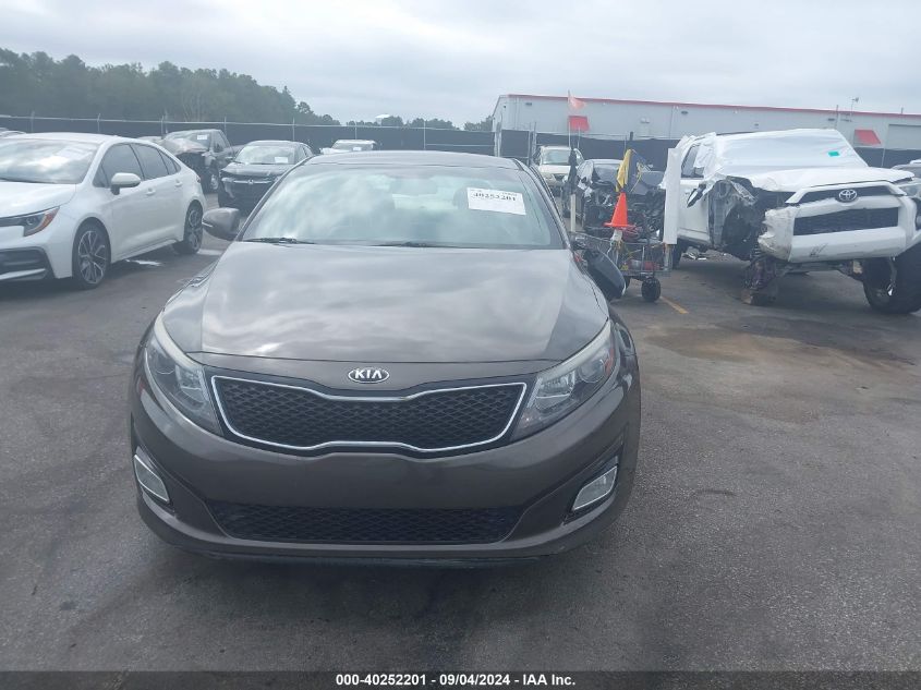 2015 Kia Optima Lx VIN: 5XXGM4A76FG391698 Lot: 40252201