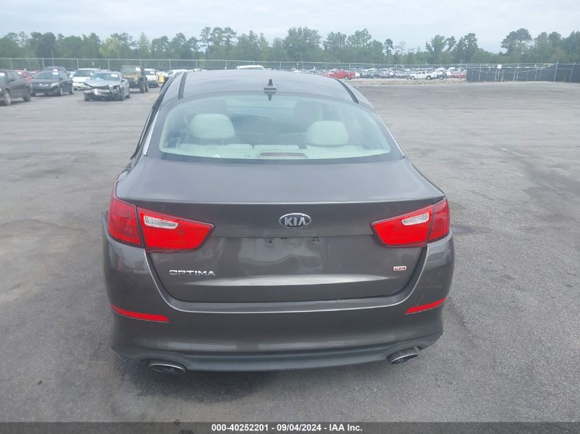 2015 Kia Optima Lx VIN: 5XXGM4A76FG391698 Lot: 40252201