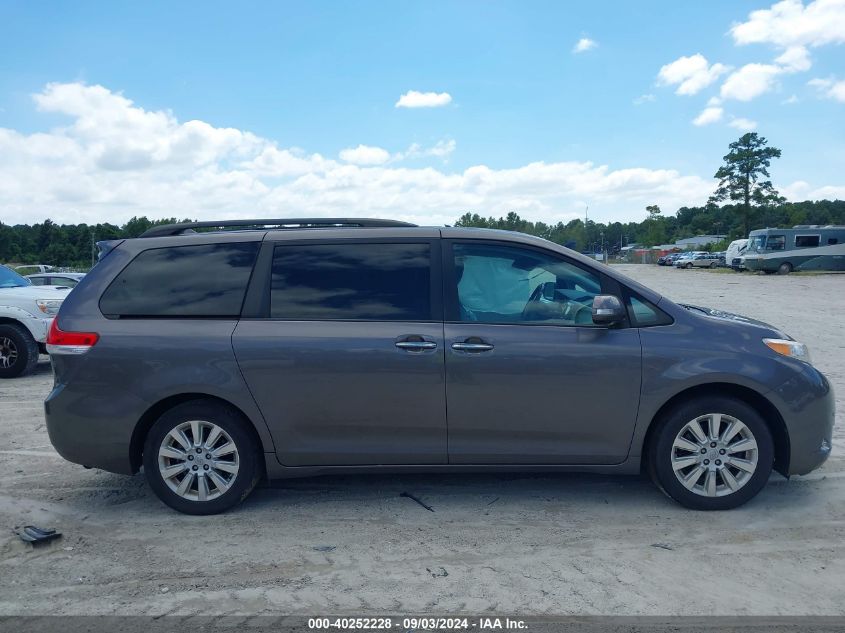 2014 Toyota Sienna Limited 7 Passenger VIN: 5TDDK3DCXES080753 Lot: 40252228