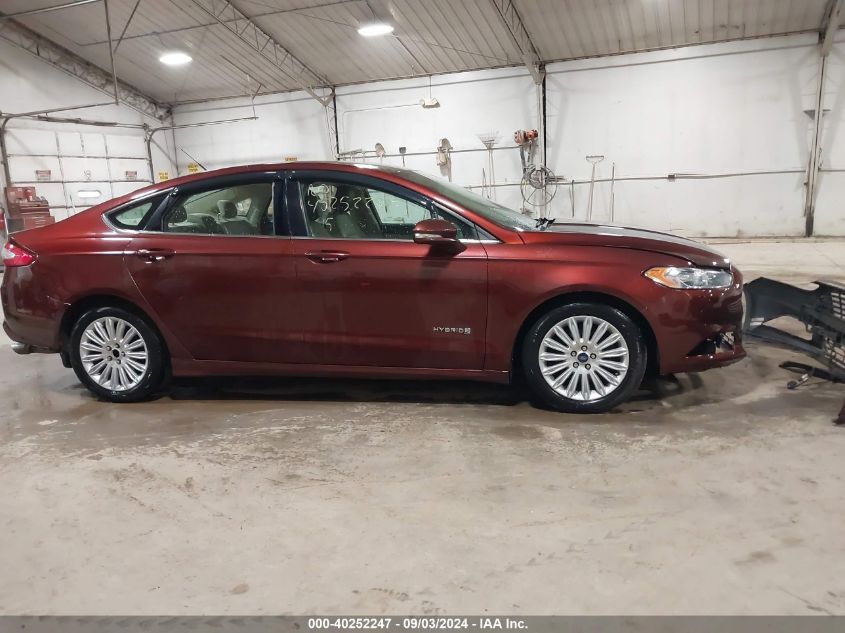 2015 Ford Fusion Hybrid Se VIN: 3FA6P0LU4FR204013 Lot: 40252247