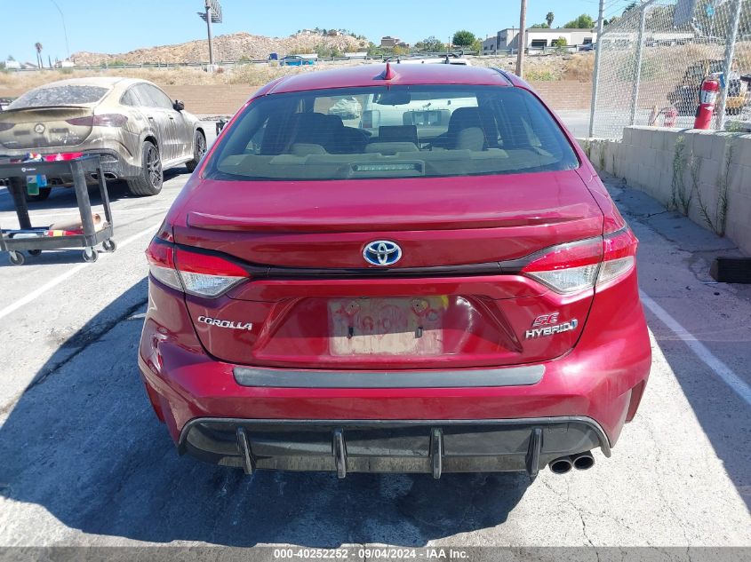 2023 Toyota Corolla Hybrid Se VIN: JTDBCMFE8PJ008071 Lot: 40252252