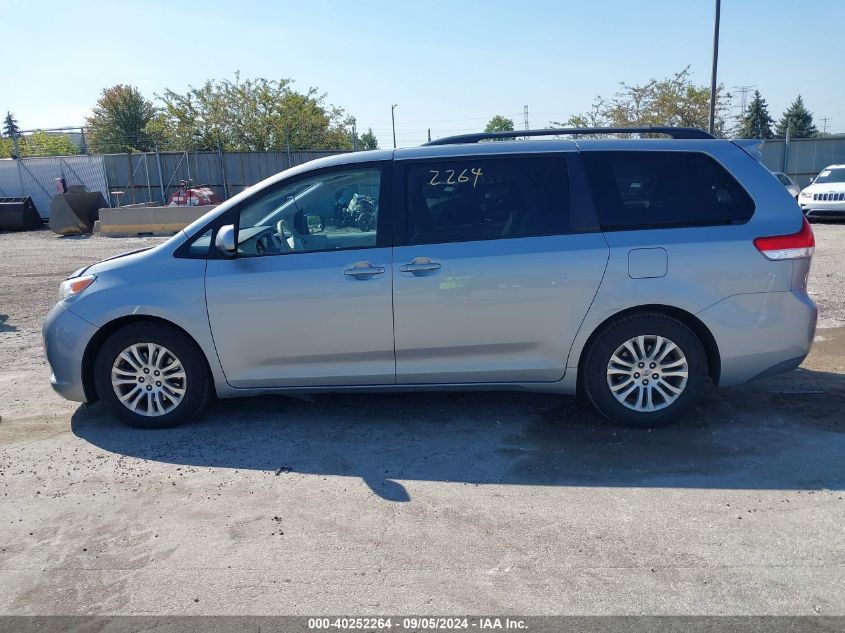 5TDYK3DC4ES511038 2014 Toyota Sienna Xle V6 8 Passenger