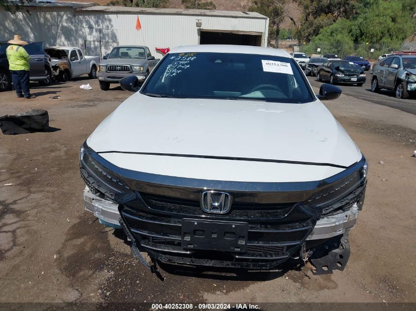 2022 Honda Accord Sport VIN: 1HGCV1F35NA043581 Lot: 40252308