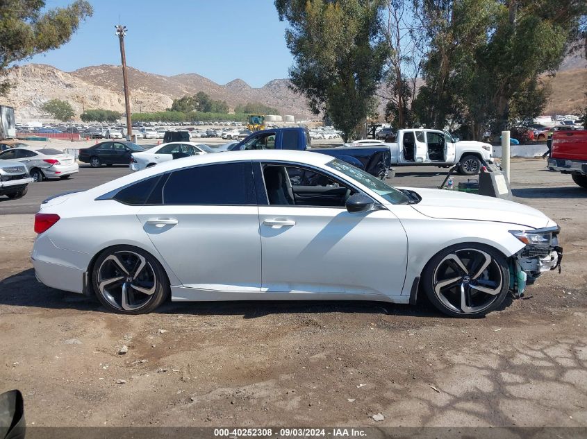 2022 Honda Accord Sport VIN: 1HGCV1F35NA043581 Lot: 40252308