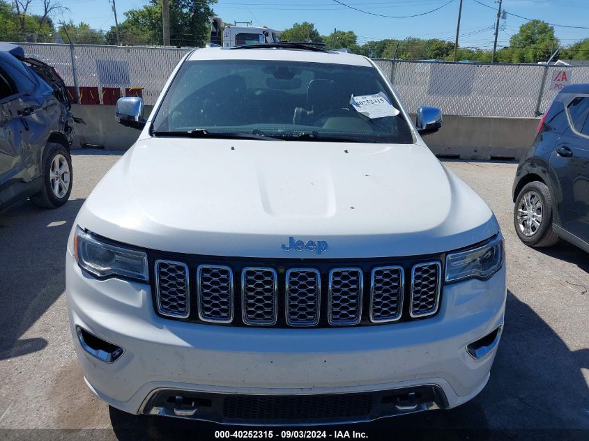 2019 Jeep Grand Cherokee Overland 4X4 VIN: 1C4RJFCG0KC622051 Lot: 40252315