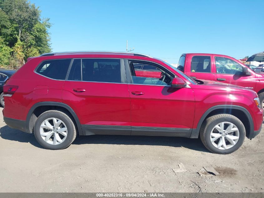 2018 Volkswagen Atlas 3.6L V6 S VIN: 1V2GR2CA6JC538544 Lot: 40252316